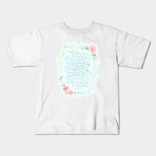 I Will Be With You - Isaiah 43:2 Kids T-Shirt